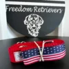Freedom Retrievers American Flag Leash and accessories